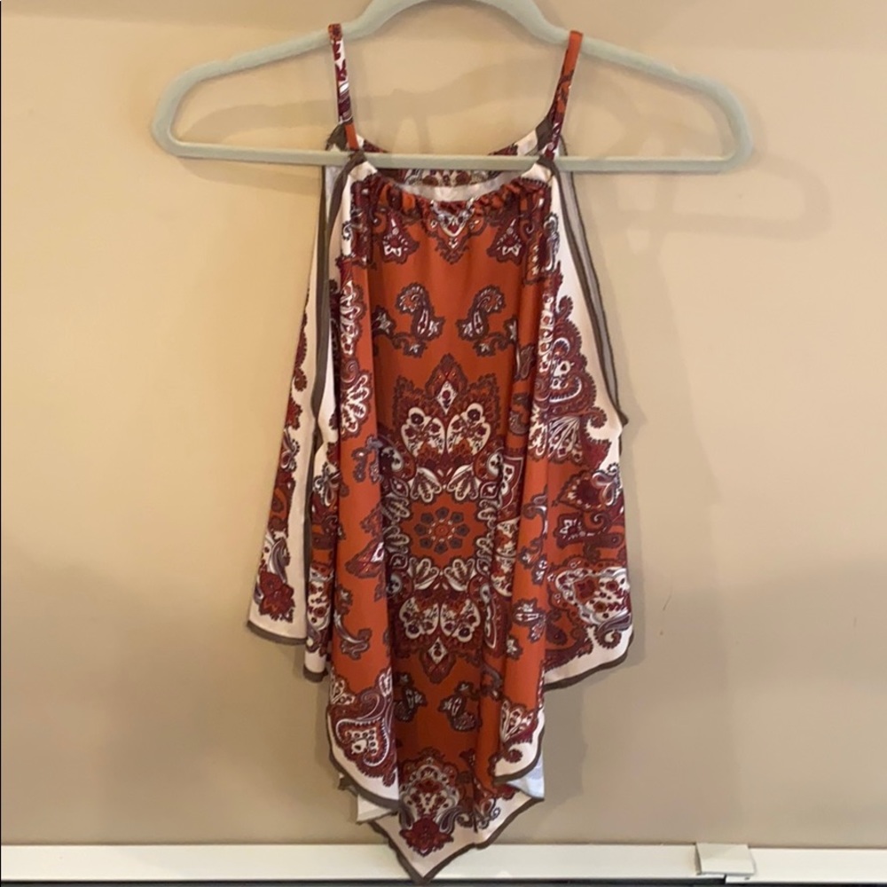 Zara Basic Draped Tank Size Medium - image 1